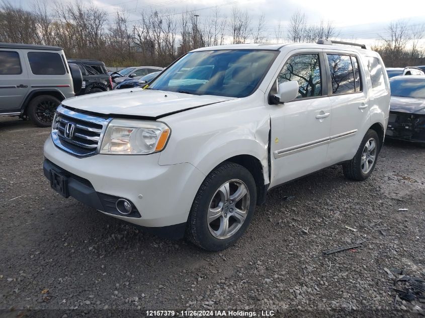 2013 Honda Pilot Touring VIN: 5FNYF4H94DB504568 Lot: 12157379