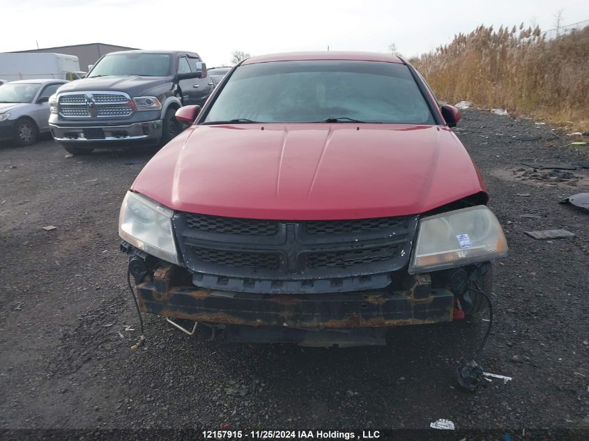 2013 Dodge Avenger Sxt VIN: 1C3CDZCB0DN675394 Lot: 12157915