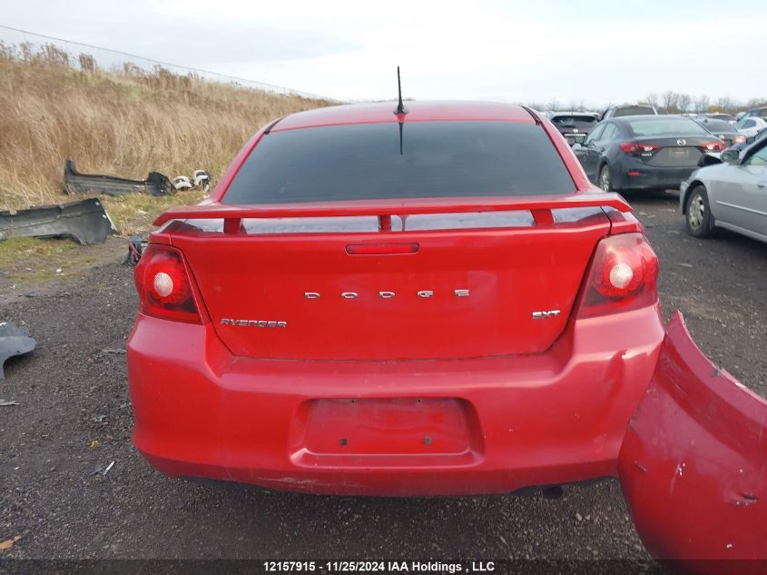 2013 Dodge Avenger Sxt VIN: 1C3CDZCB0DN675394 Lot: 12157915