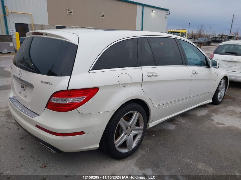 2011 Mercedes-Benz R 350 Bluetec VIN: 4JGCB2FE5BA126594 Lot: 12158285