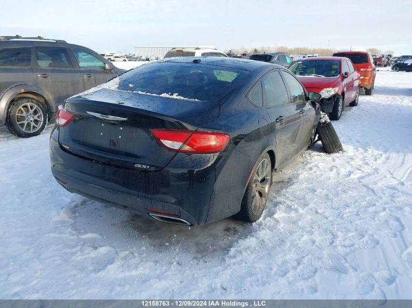 2015 Chrysler 200 S VIN: 1C3CCCBG2FN694027 Lot: 12158763