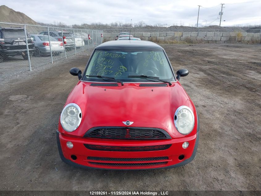 2006 Mini Cooper VIN: WMWRC33556TJ77039 Lot: 12159251