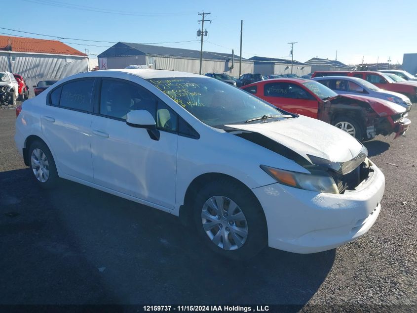 2012 Honda Civic Lx VIN: 2HGFB2F42CH007365 Lot: 12159737