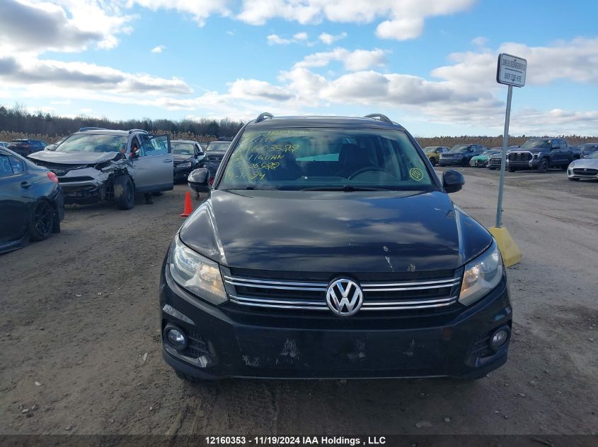 2012 Volkswagen Tiguan S/Se/Sel VIN: WVGBV7AX0CW506522 Lot: 12160353