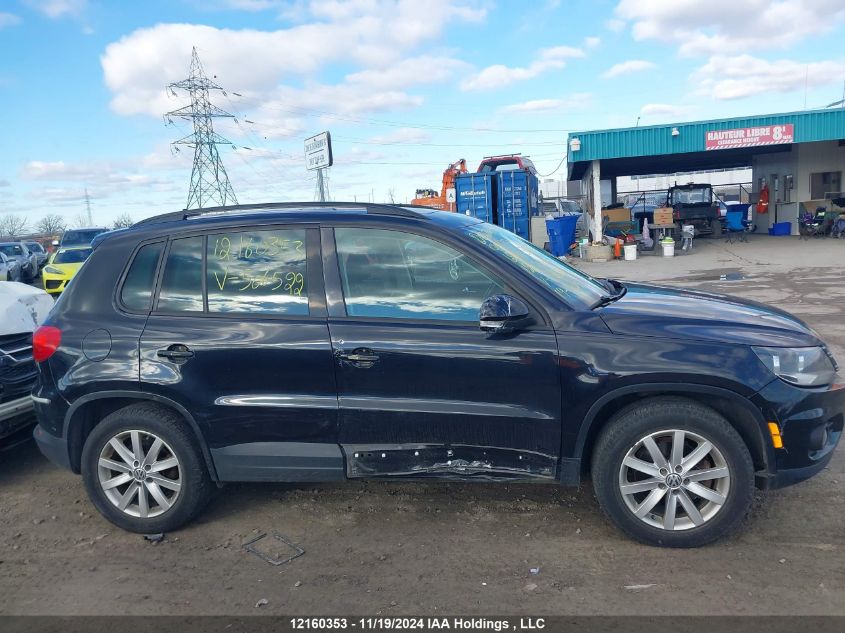 2012 Volkswagen Tiguan S/Se/Sel VIN: WVGBV7AX0CW506522 Lot: 12160353