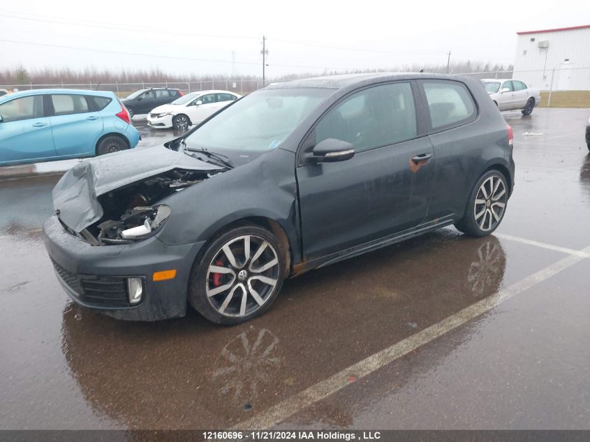 2010 Volkswagen Golf Gti VIN: WVWEV7AJ0AW377840 Lot: 12160696