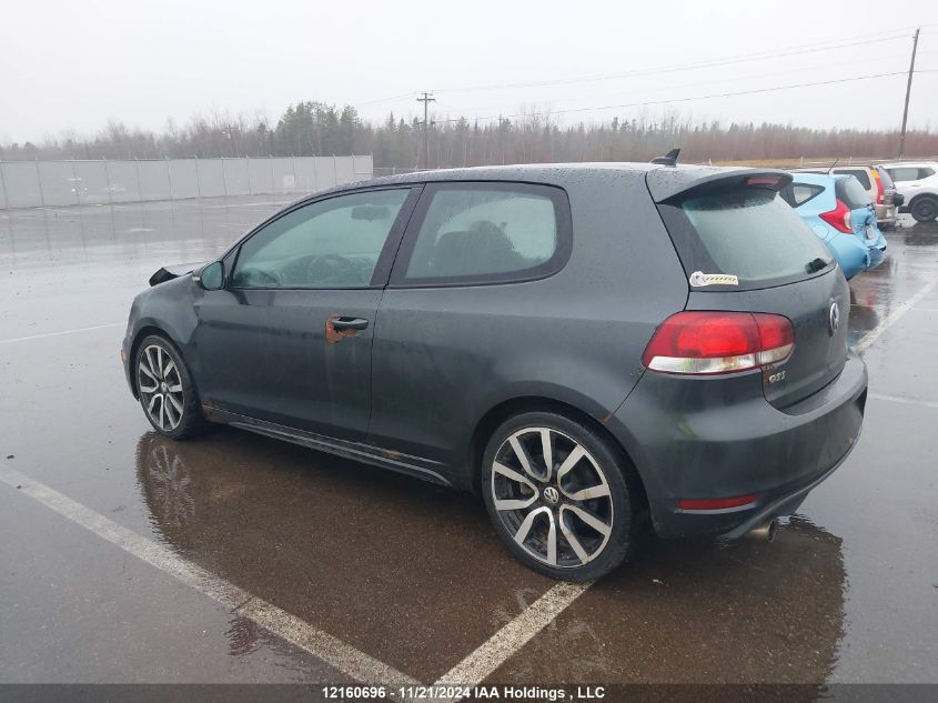 2010 Volkswagen Golf Gti VIN: WVWEV7AJ0AW377840 Lot: 12160696