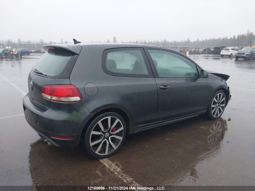 2010 Volkswagen Golf Gti VIN: WVWEV7AJ0AW377840 Lot: 12160696