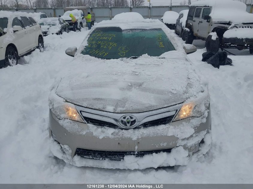 2014 Toyota Camry L/Se/Le/Xle VIN: 4T1BF1FK5EU812248 Lot: 12161238