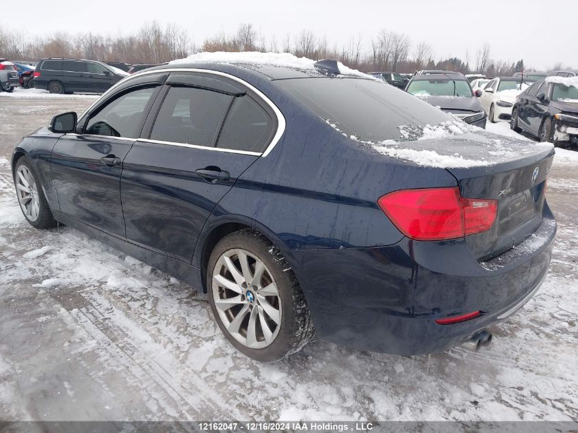 2013 BMW 328 Xi VIN: WBA3B3C52DF539736 Lot: 12162047