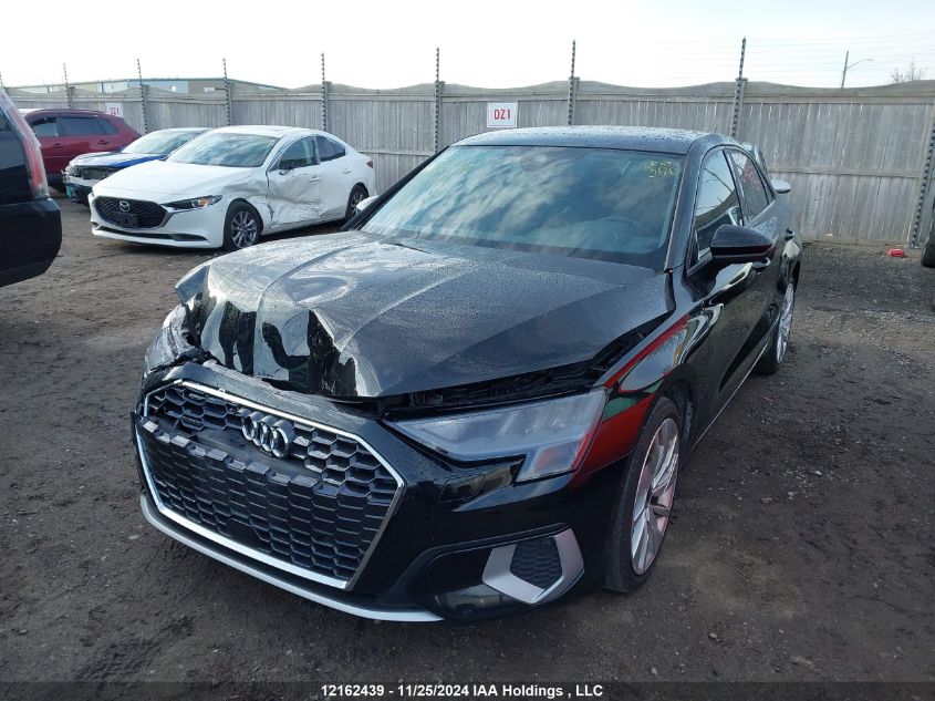 2023 Audi A3 Sedan VIN: WAUGUCGY7PA140824 Lot: 12162439