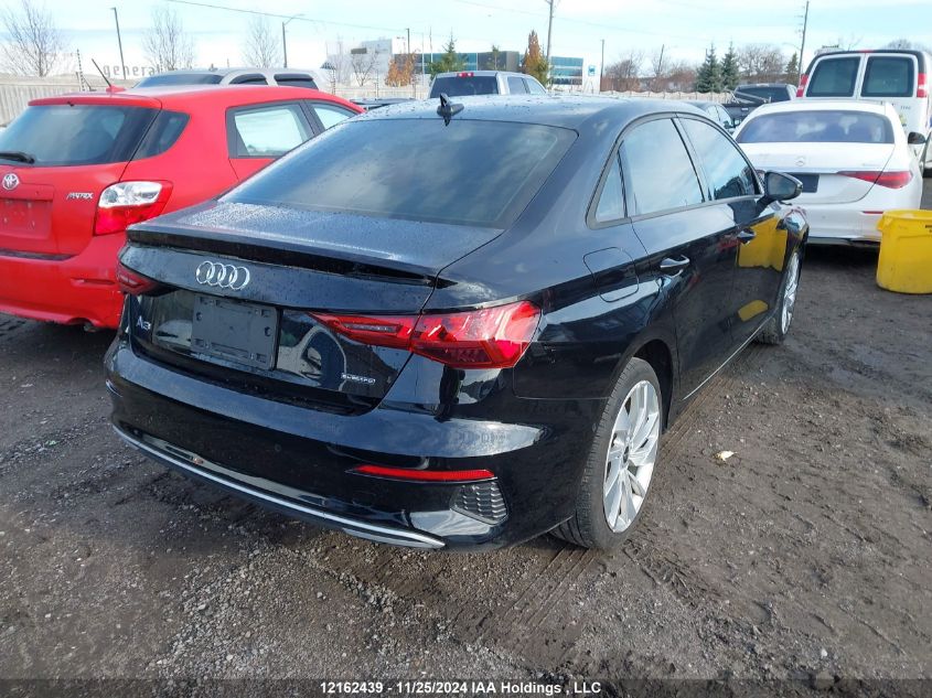 2023 Audi A3 Sedan VIN: WAUGUCGY7PA140824 Lot: 12162439