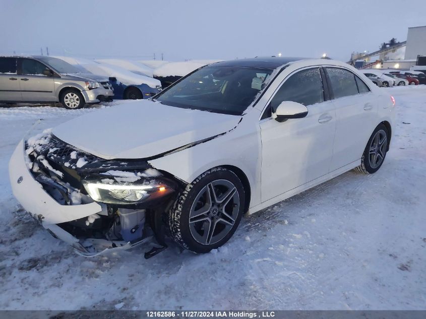 2019 Mercedes-Benz A-Class VIN: WDD3G4FB7KW001001 Lot: 12162586