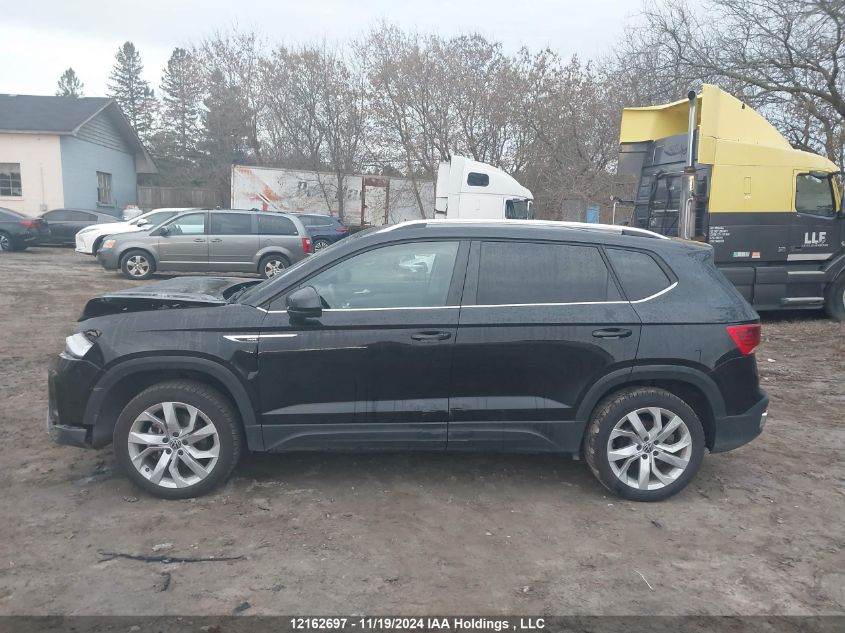 2022 Volkswagen Taos VIN: 3VVEX7B21NM001169 Lot: 12162697