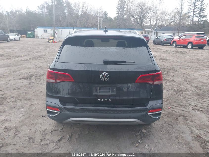 2022 Volkswagen Taos VIN: 3VVEX7B21NM001169 Lot: 12162697