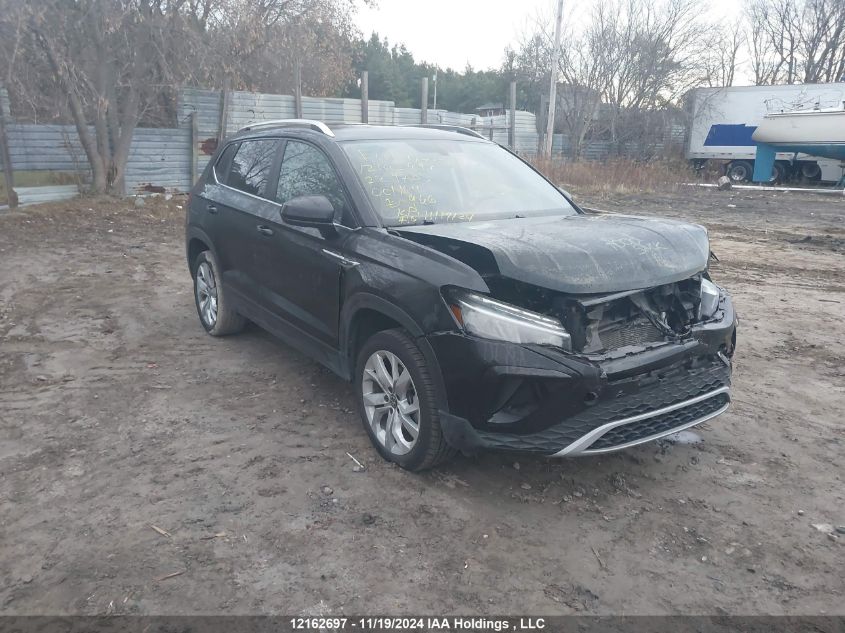 2022 Volkswagen Taos VIN: 3VVEX7B21NM001169 Lot: 12162697