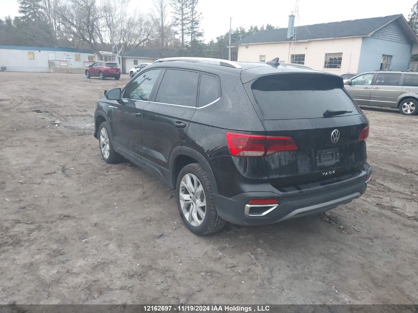 2022 Volkswagen Taos VIN: 3VVEX7B21NM001169 Lot: 12162697