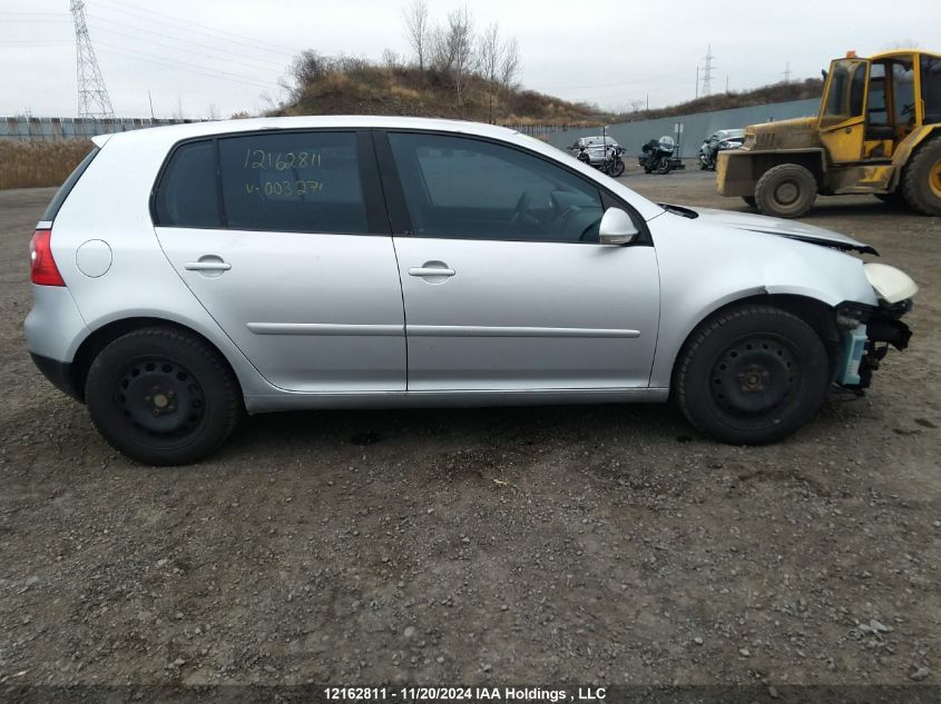 2007 Volkswagen Rabbit VIN: WVWDR71K17W003271 Lot: 12162811