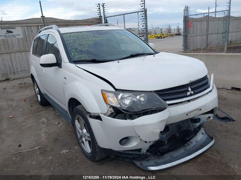 2009 Mitsubishi Outlander VIN: JA4MT41X49Z607095 Lot: 12163250