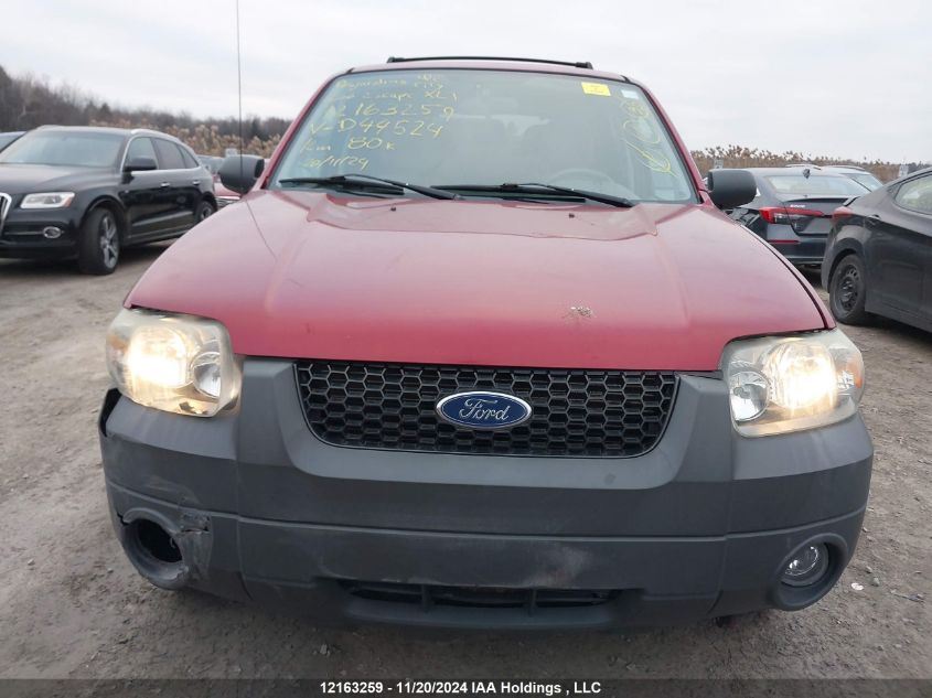 2006 Ford Escape Xlt VIN: 1FMYU03136KD44524 Lot: 12163259