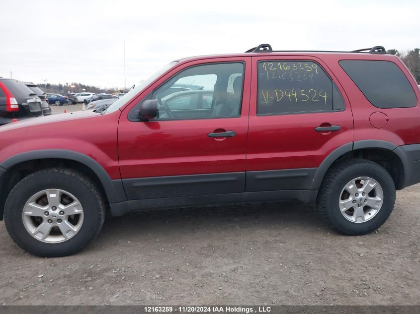 2006 Ford Escape Xlt VIN: 1FMYU03136KD44524 Lot: 12163259