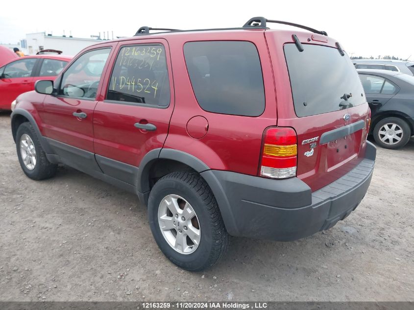 2006 Ford Escape Xlt VIN: 1FMYU03136KD44524 Lot: 12163259