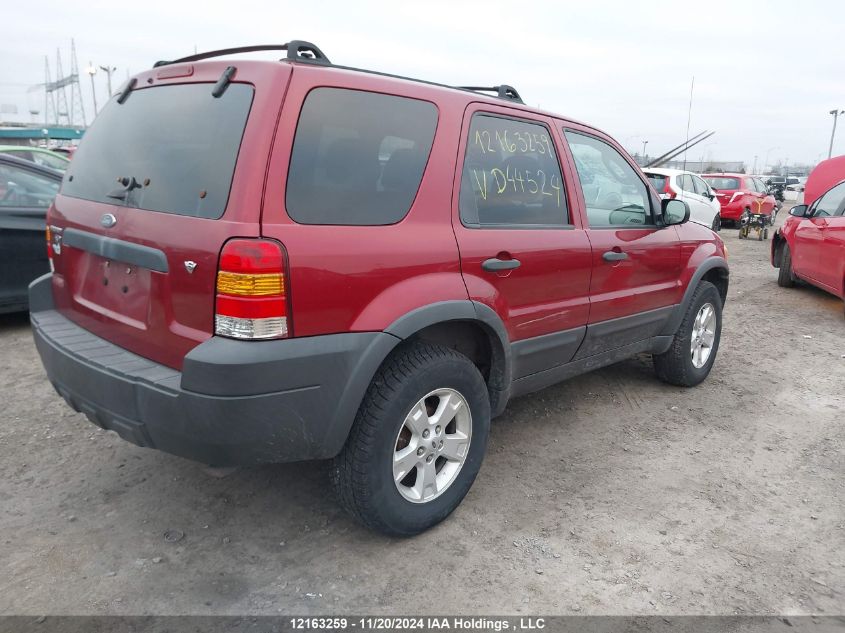 2006 Ford Escape Xlt VIN: 1FMYU03136KD44524 Lot: 12163259