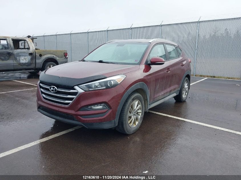 2018 Hyundai Tucson Limited/Sport And Eco/Se VIN: KM8J3CA4XJU648448 Lot: 12163610