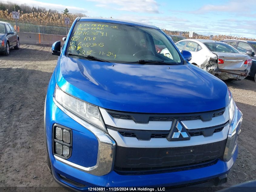 2022 Mitsubishi Rvr Se/Sel/Le/Gt VIN: JA4AJVAW1NU602305 Lot: 12163691