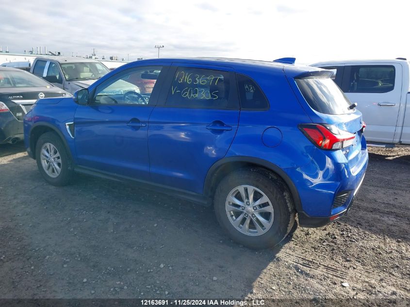 2022 Mitsubishi Rvr Se/Sel/Le/Gt VIN: JA4AJVAW1NU602305 Lot: 12163691