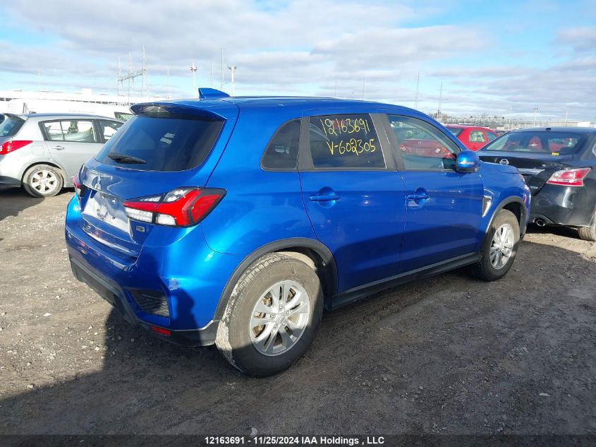 2022 Mitsubishi Rvr Se/Sel/Le/Gt VIN: JA4AJVAW1NU602305 Lot: 12163691