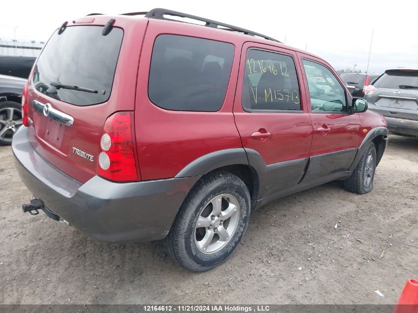 2005 Mazda Tribute I VIN: 4F2YZ92Z05KM15713 Lot: 12164612