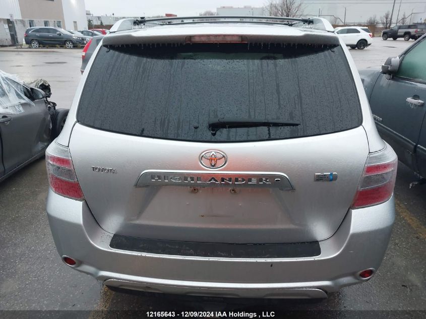 2008 Toyota Highlander Hybrid Limited VIN: JTEEW44A382021015 Lot: 12165643