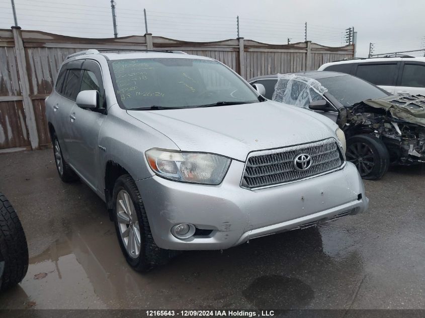 2008 Toyota Highlander Hybrid Limited VIN: JTEEW44A382021015 Lot: 12165643