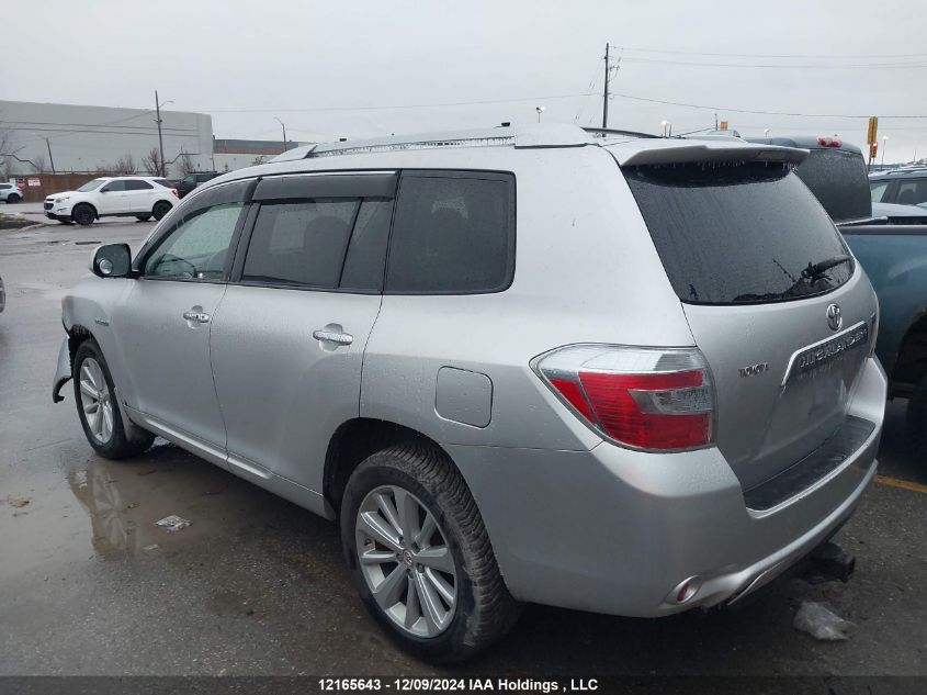 2008 Toyota Highlander Hybrid Limited VIN: JTEEW44A382021015 Lot: 12165643