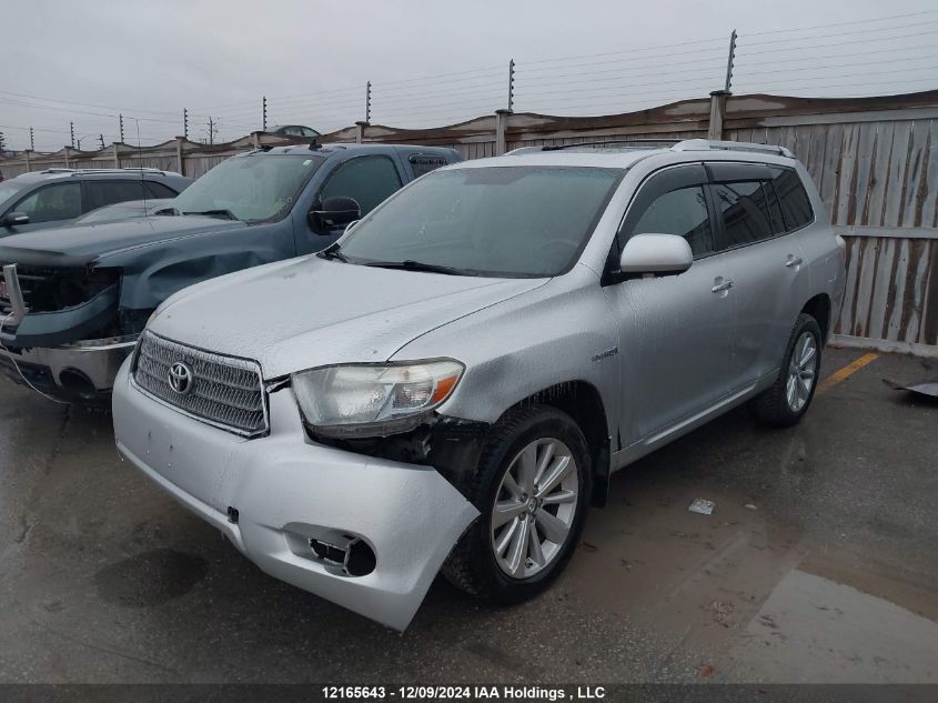 2008 Toyota Highlander Hybrid Limited VIN: JTEEW44A382021015 Lot: 12165643