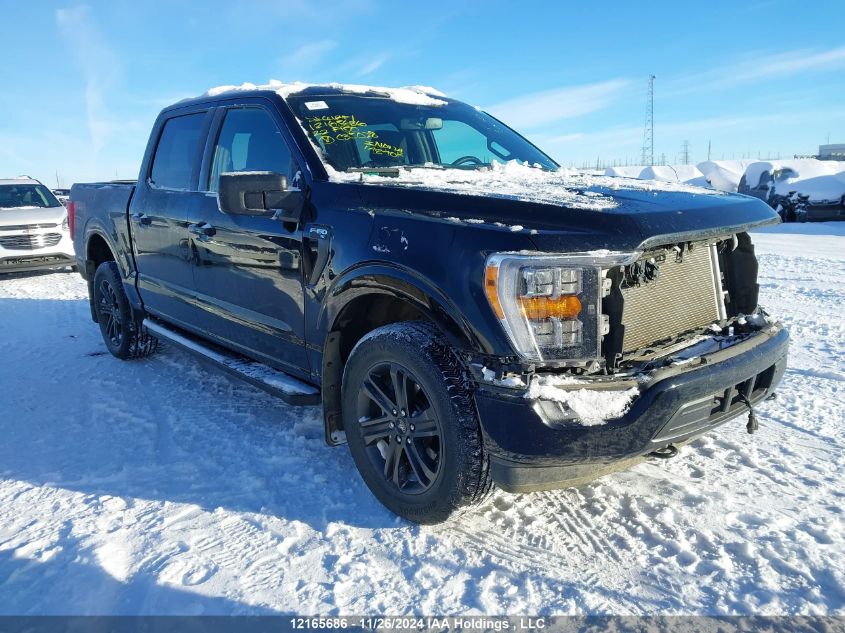 2022 Ford F150 Supercrew VIN: 1FTFW1E89NFC35028 Lot: 12165686