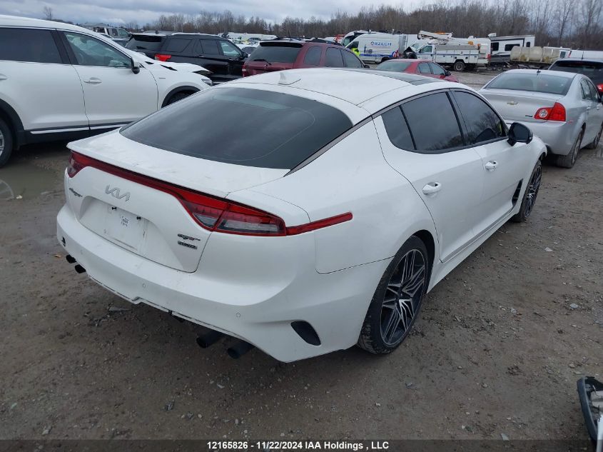 2022 Kia Stinger VIN: KNAE55LC4N6121853 Lot: 12165826