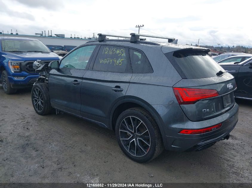 2021 Audi Q5 VIN: WA1EAAFY0M2074965 Lot: 12165852