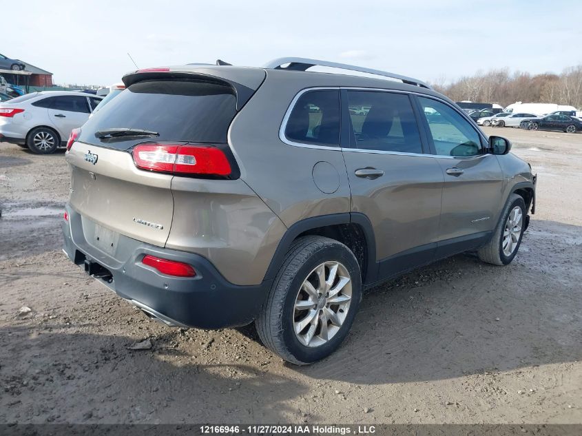 2016 Jeep Cherokee Limited VIN: 1C4PJMDS0GW221619 Lot: 12166946