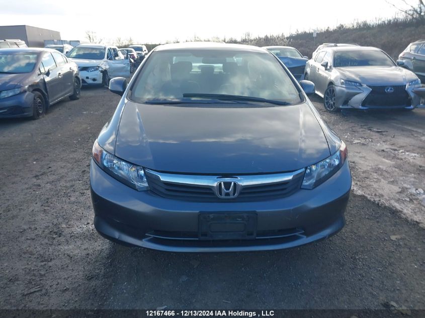 2012 Honda Civic Sdn VIN: 2HGFB2F43CH104509 Lot: 12167466