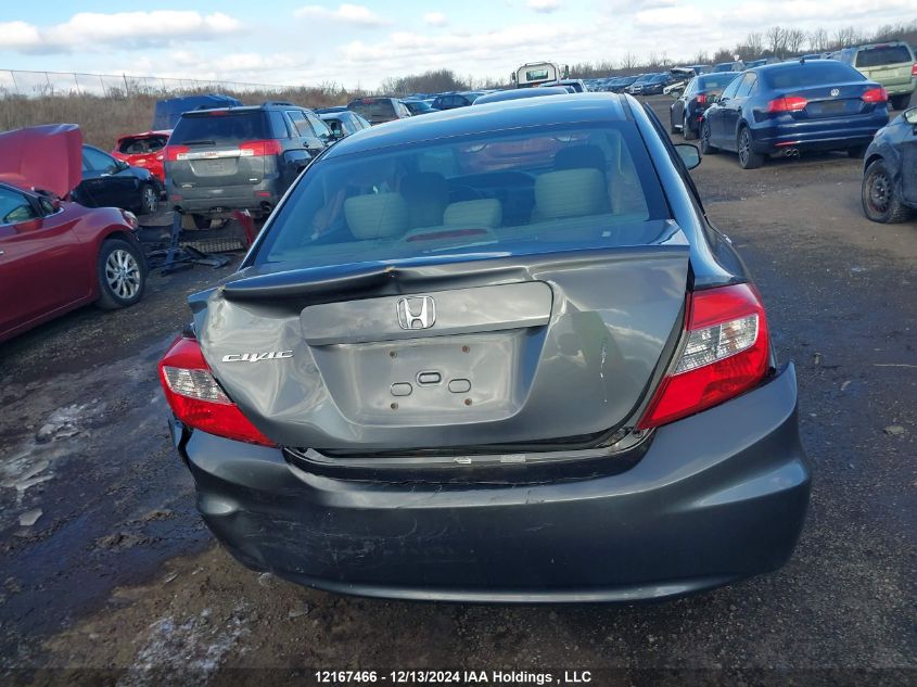 2012 Honda Civic Sdn VIN: 2HGFB2F43CH104509 Lot: 12167466