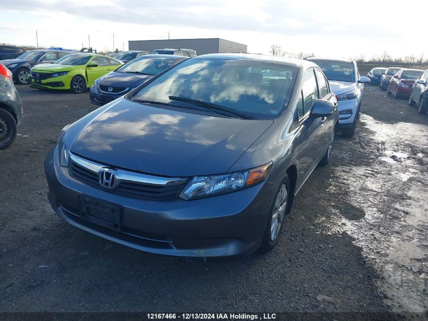 2012 Honda Civic Sdn VIN: 2HGFB2F43CH104509 Lot: 12167466