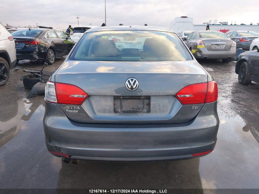 2013 Volkswagen Jetta Tdi VIN: 3VWDL7AJXDM451400 Lot: 12167614