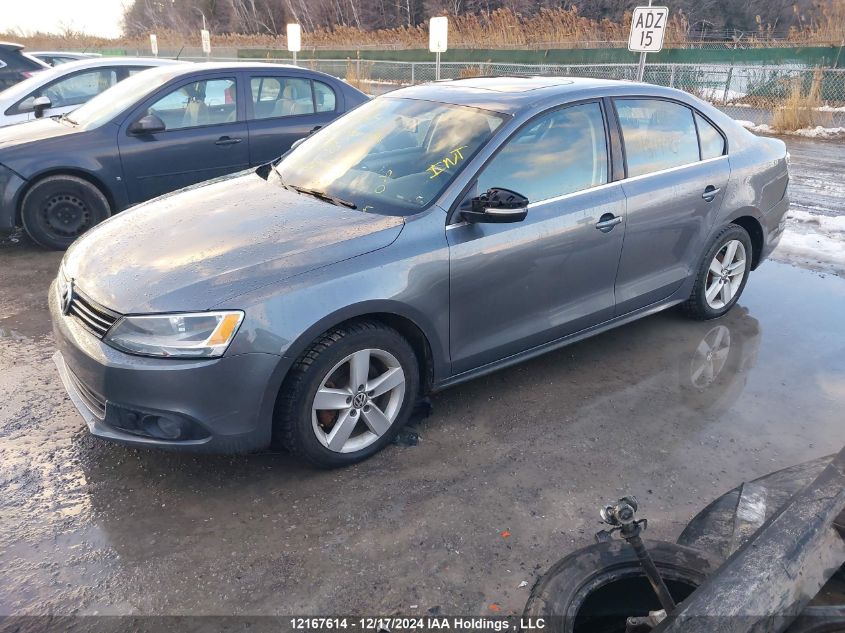 2013 Volkswagen Jetta Tdi VIN: 3VWDL7AJXDM451400 Lot: 12167614