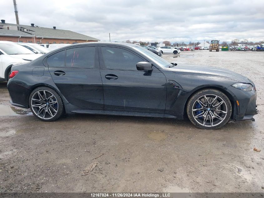 2021 BMW M3 VIN: WBS33AY0XMFK64143 Lot: 12167824