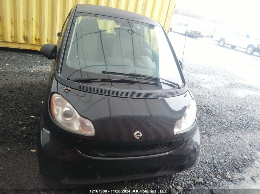 2011 Smart Fortwo Pure/Passion VIN: WMEEJ3BA1BK502194 Lot: 12167988