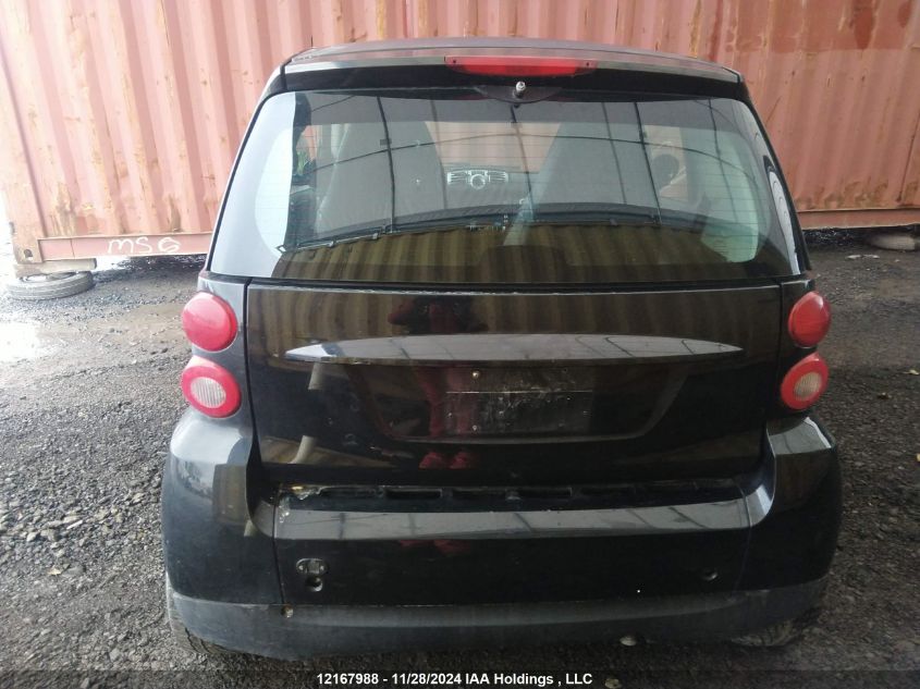 2011 Smart Fortwo Pure/Passion VIN: WMEEJ3BA1BK502194 Lot: 12167988