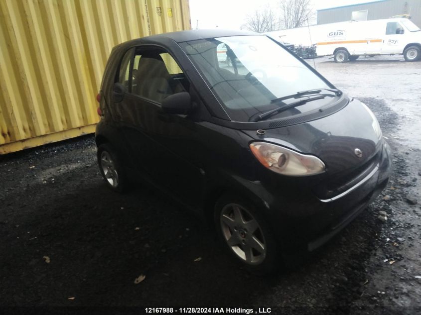 2011 Smart Fortwo Pure/Passion VIN: WMEEJ3BA1BK502194 Lot: 12167988