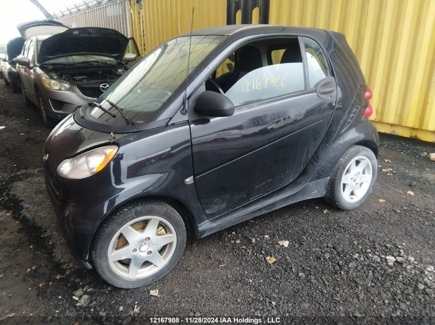 2011 Smart Fortwo Pure/Passion VIN: WMEEJ3BA1BK502194 Lot: 12167988